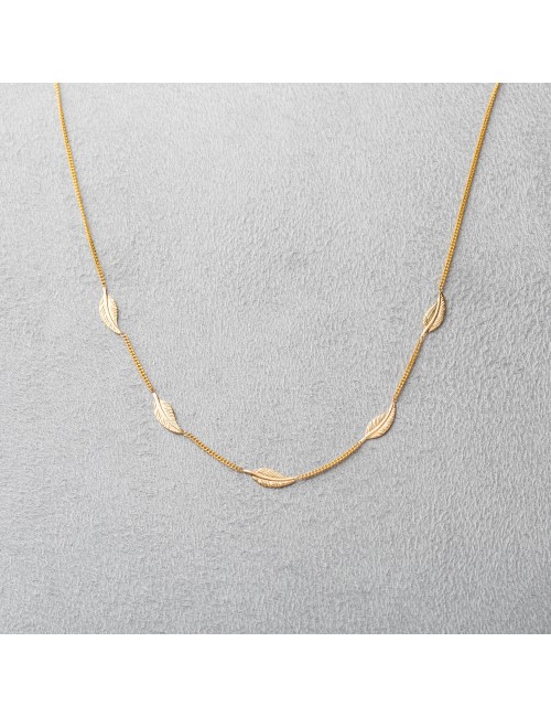 Collier 5 plumes.