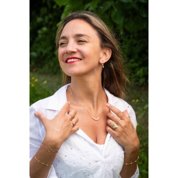 Collier en Or perles d'eau douce.