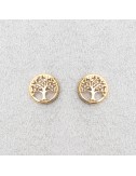 Boucles d'oreilles arbre de vie.